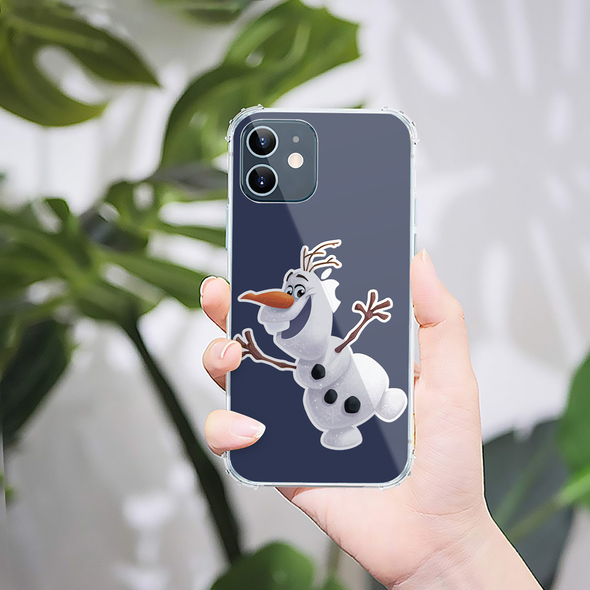 （画像用） アナと雪の女王 アンナ エルサ Frozen Anna Elsa 【iPhone 12シリーズ対応】透明スマホケース（クリアソフトケース）